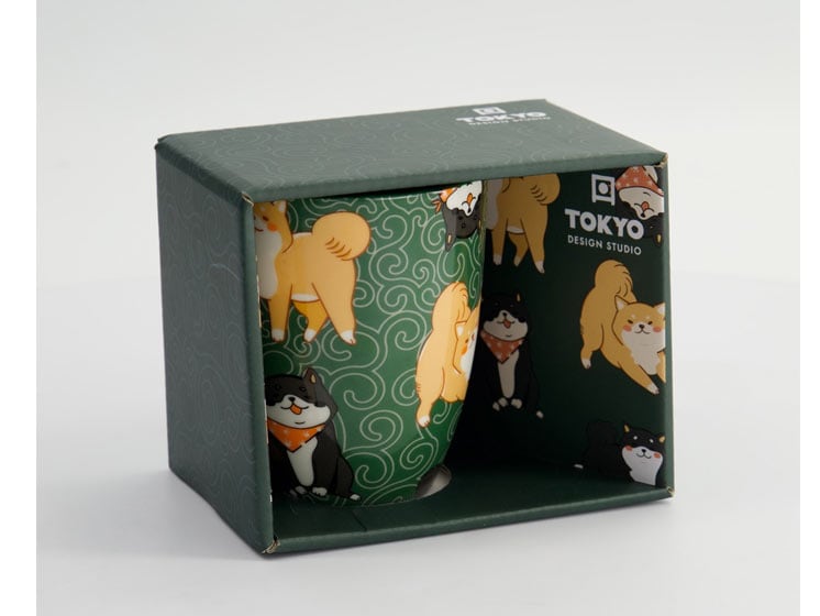 Kawaii Shiba Mug med Gaveæske 340ml - Kopper, krus & Sakesæt