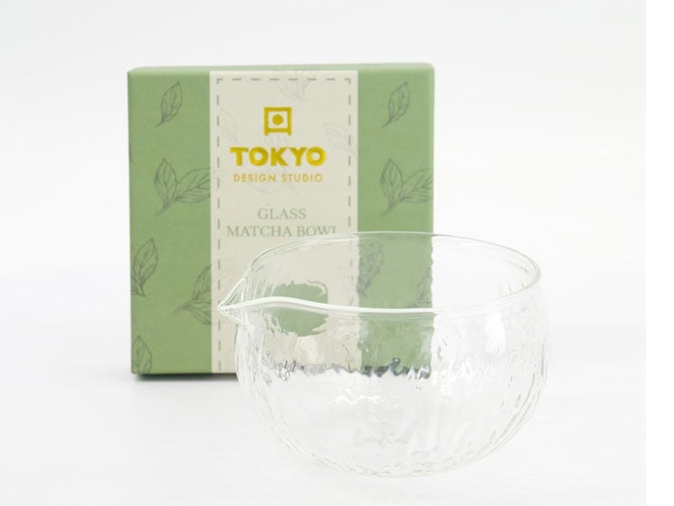 Matcha Bowl Glass 500ml – Glas Skål til Matcha - Gavesæt og æsker