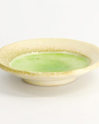 Mino Craft Round Plate Green 9.3cm – Japansk Tallerken