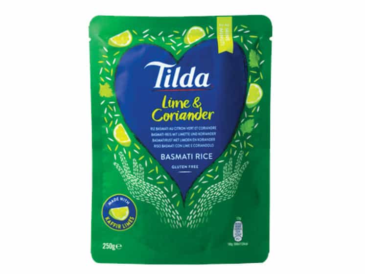 Tilda Basmatiris Lime & Koriander 250 g. - Basmatiris