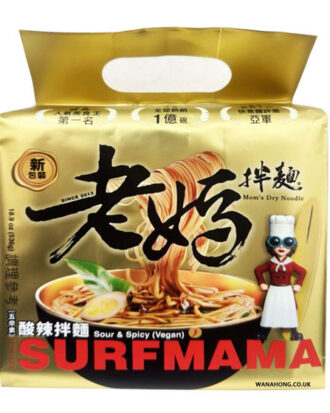 Moms Dry Noodle Surfmama Sour Spicy 4x134g