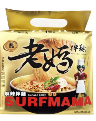 Moms Dry Noodle Surfmama Sichuan Spicy 4x101g