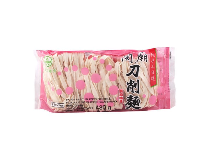 Fuchen Kuanmiao (Bredskårne Nudler) Sliced Noodles 480 g. - Hvede, mie og ægnudler