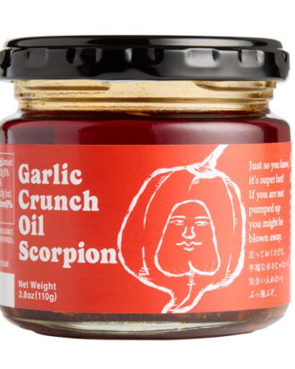 Odawaraya Garlic Crunch Oil Hot Scorpion Chili 110 g.