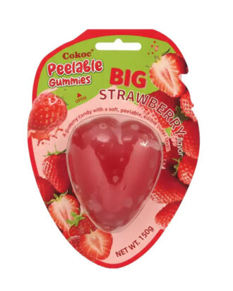 Cokoc Peeling Gummy Big Strawberry 150 g.