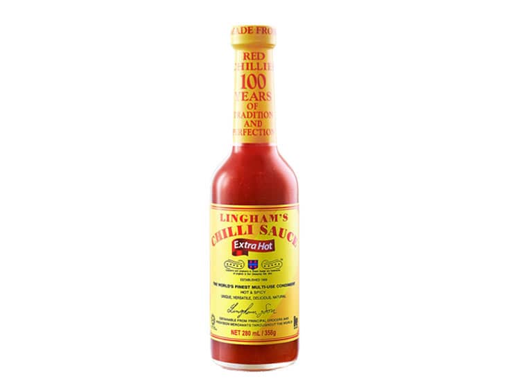 Lingham's Chilli Sauce Extra Hot 358 g. - Sriracha Chilisauce og andre chili saucer