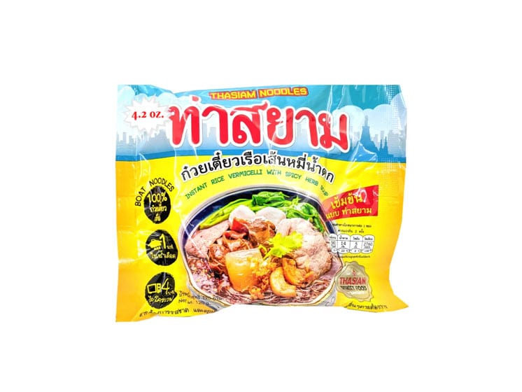 Thasiam Instant Rice Vermicelli Spicy Herb Soup 114 g. - Instant nudler & kopnudler