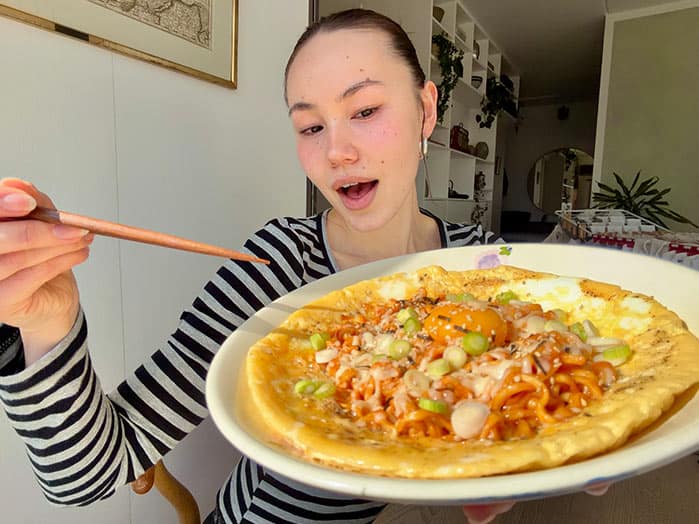 christine anbefaler samyang buldak pandasia