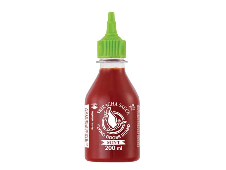 Sriracha Sauce Mint 200 ml. - Sriracha Chilisauce og andre chili saucer