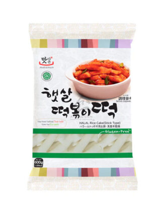 Halal Tteokbokki Korean Rice Cake Stick Matamun 600 g.