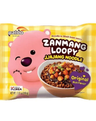 Paldo Jjajang Zanmang Loopy Original Flavour Noodle 110 g.