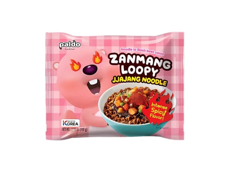 Paldo Jjajang Zanmang Loopy Spicy Flavour Noodle 110 g. - Instant nudler & kopnudler