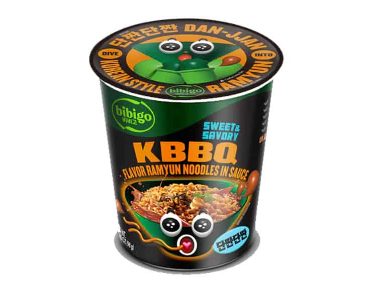 Bibigo Ramyun Sweet & Savoury K-BBQ 98 g. - Instant nudler & kopnudler