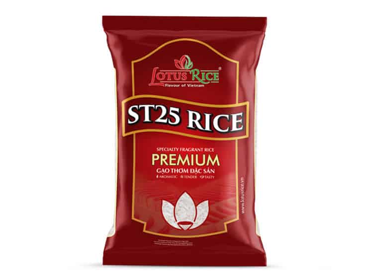 ST25 Jasminris Lotus Premium Fragrant Rice 18 kg. - Jasminris