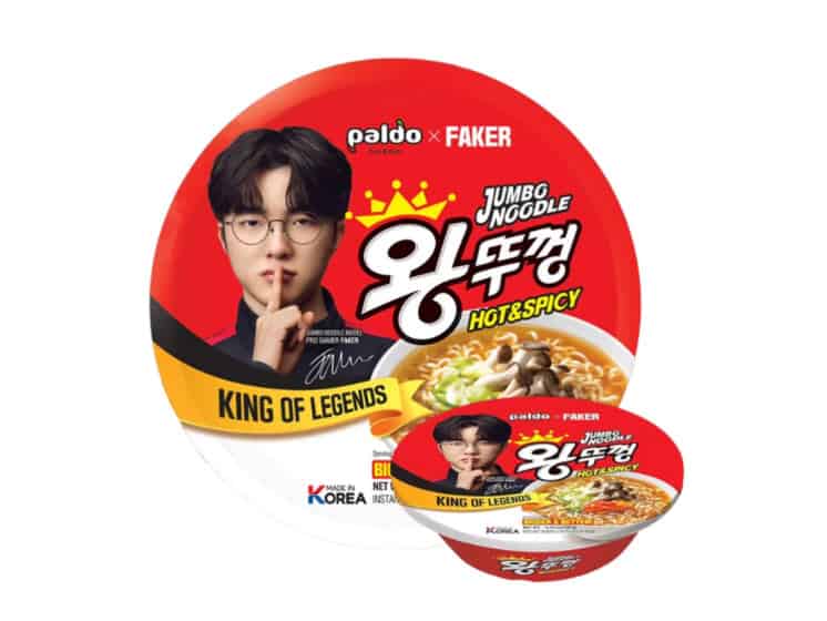 Paldo Jumbo Noodle Hot & Spicy 120 g. - Instant nudler & kopnudler