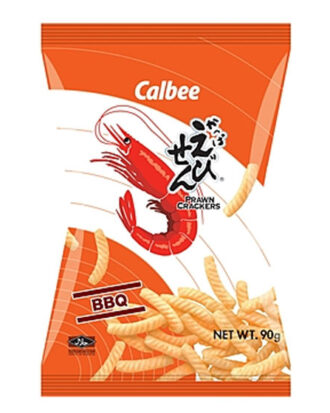 Calbee Prawn Crackers BBQ Rejesnacks 90 g.