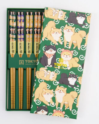 Tokyo Design Studio Chopstick Gavesæt Shiba 5 Par