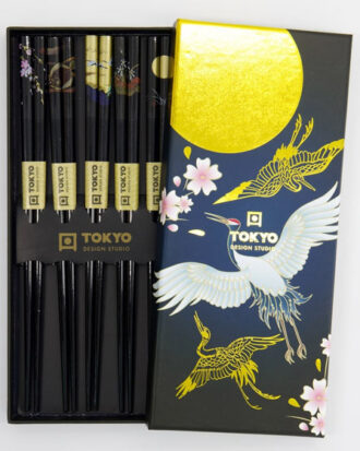Tokyo Design Studio Chopstick Gavesæt Crane 5 Par