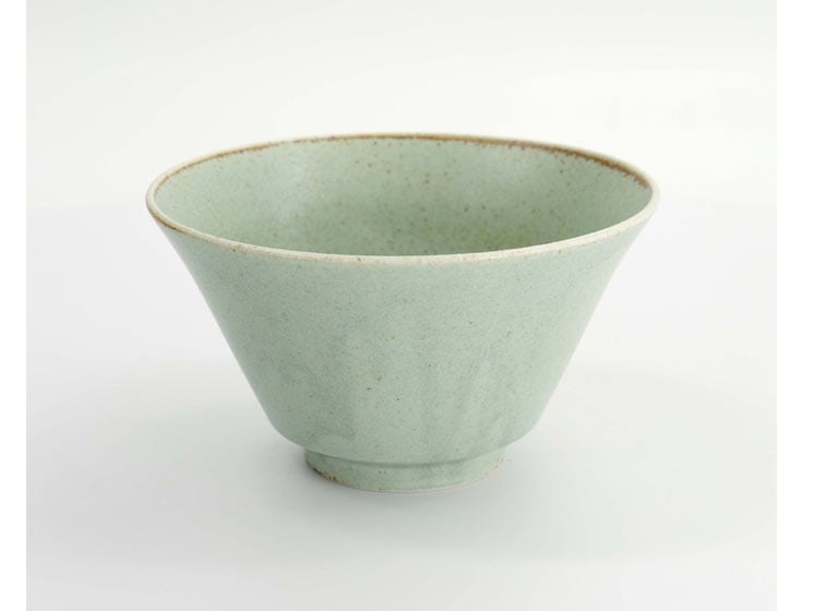 Minto Grøn Bowl 16,8 cm Japansk Porcelænsskål - Service - Asiatisk og japansk porcelæn