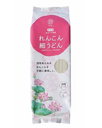 Udon nudler Nakano Sangyo Thin Renkon 200 g.