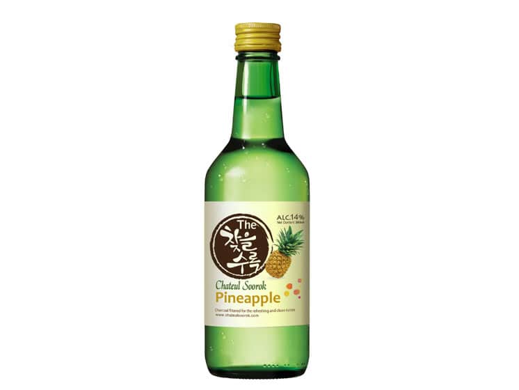 The Chateul Soorok Soju Pineapple 360 ml. 14% - Spiritus, Vin & sake