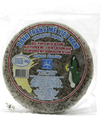 Black Sesame Cracker (Banh Trang Me Den) 400 g.