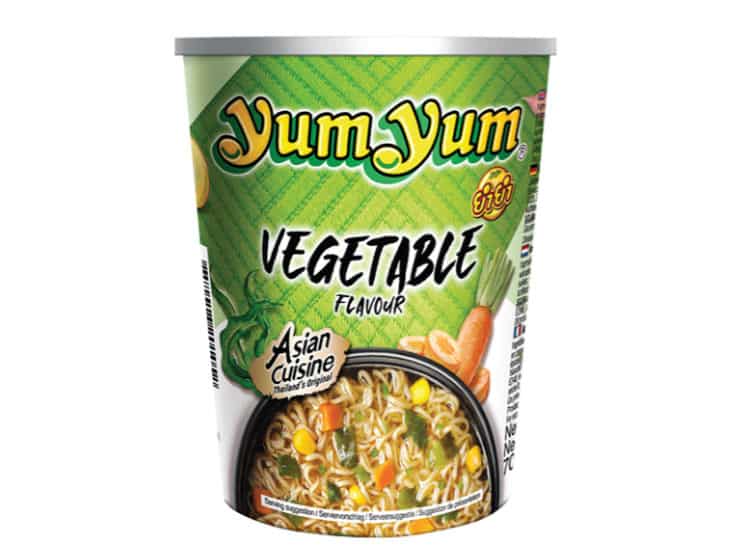 YumYum Instant Vegetable Noodles 70 g. - Instant nudler & kopnudler