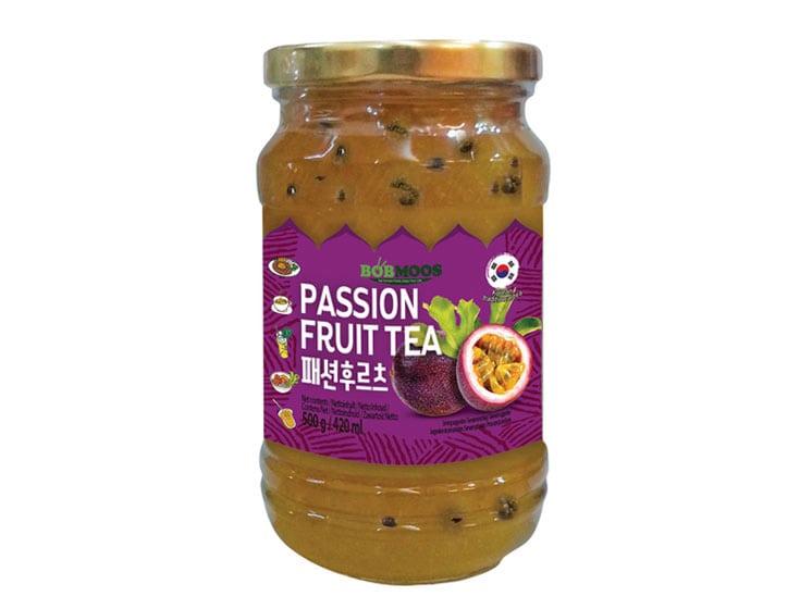 Bobmoos Passion Fruit Tea passionsfrugt te 500 g. - Kaffe og Te