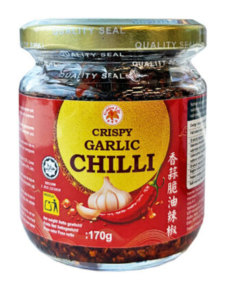 Golden Lily Sprød Chiliolie med Hvidløg 170 g