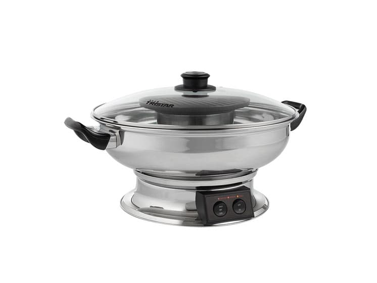 Elektrisk Hot Pot med grill plade 3,5 l - Hot Pot & Koreansk Grill