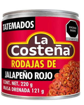 La Costena Red Nacho Jalapenos Tatemado 220 g.