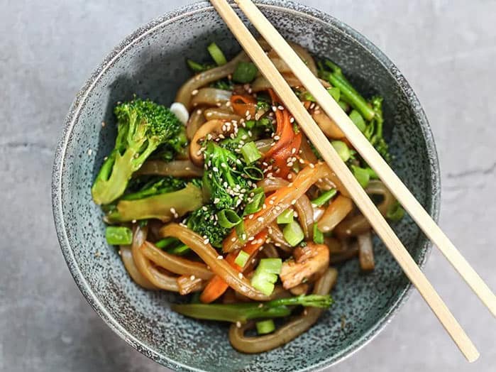Shirataki nudler udon