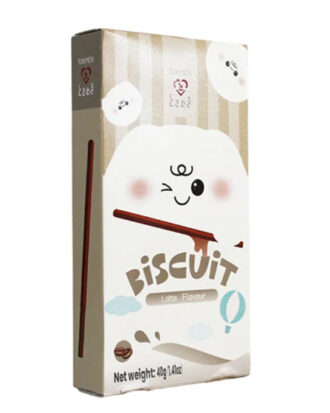 Tokimeki Biscuit Stick Latte Flavour 40 g.