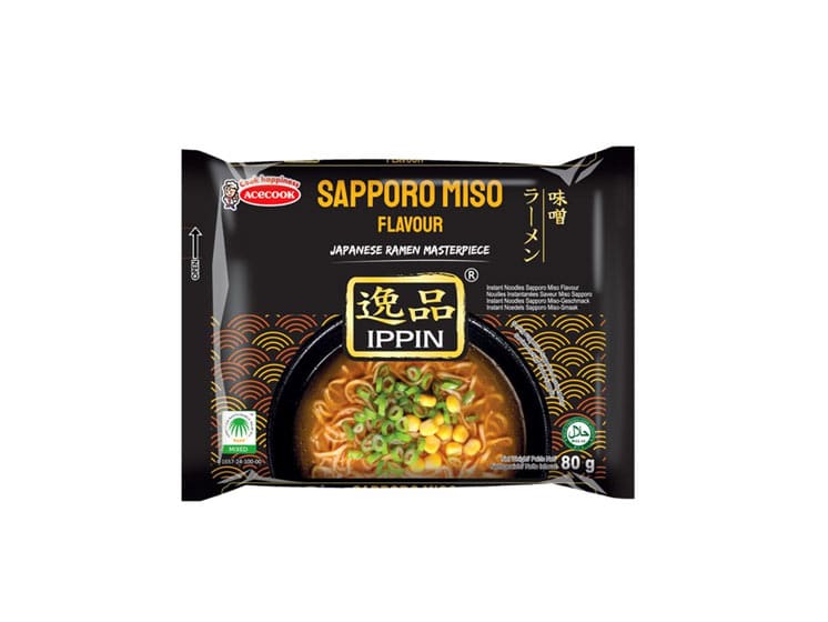 Acecook Instant Noodles Sapporo Miso Ippin 80 g. - Instant nudler & kopnudler