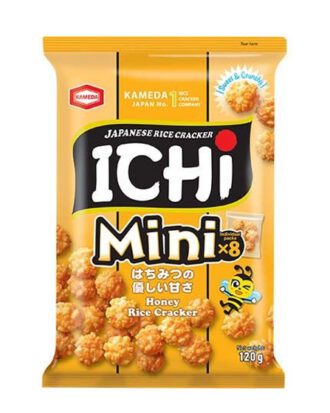 Kameda Ichi Rice Crackers Shoyu with Honey Mini 120 g.