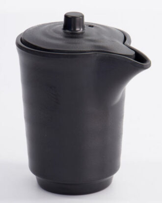 Sort Sojasauce Dispenser 80 ml i Melamin