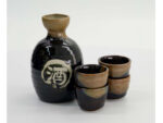 Sake Set Tenmoku Kessho 5 dele 360 ml