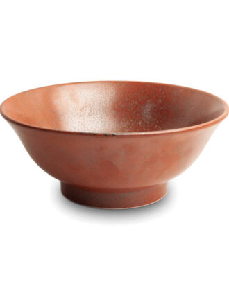 Red Bowl Ø22 cm H9 cm Stor asiatisk skål