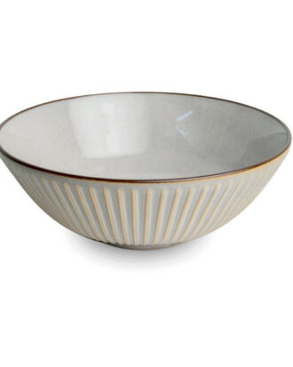 Bowl White Ø21 cm H8 cm Stor asiatisk skål
