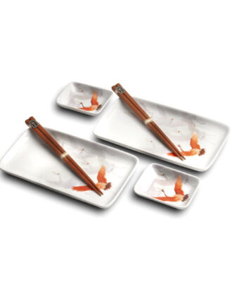 Crane Sushi Sæt 6 dele 22,2 × 12,4 cm