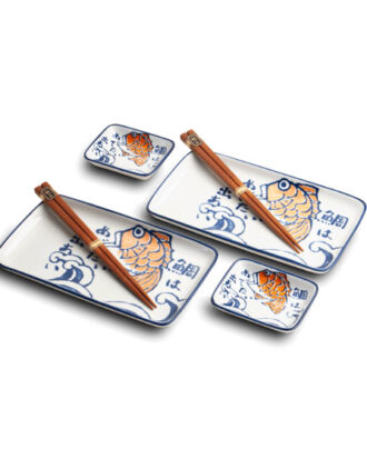 Sakana Sushi Sæt 6 dele 22,2 × 12,4 cm