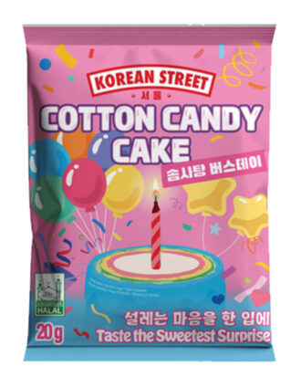 Korean Street Cotton Candy Cake 20 g.
