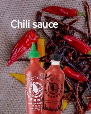 Sriracha Chilisauce og andre chili saucer
