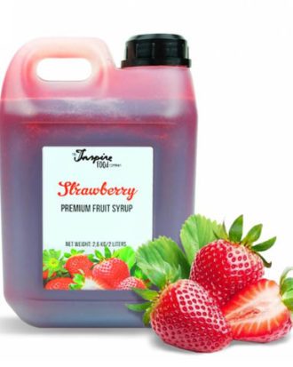 Frugtsirup til Bubble Tea med jordbærsmag 2 liter