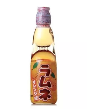 Hatakosen ramune orange 200 ml.
