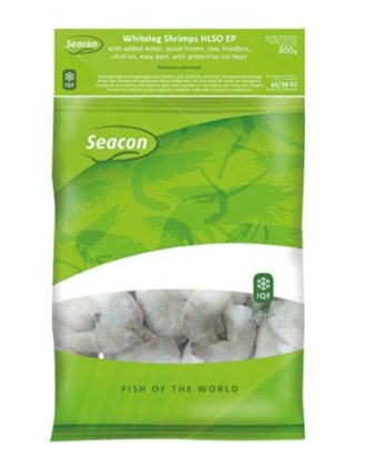 Seacon vannamei whiteleg rejer (str. extra jumbo - 16/20) 800 g.
