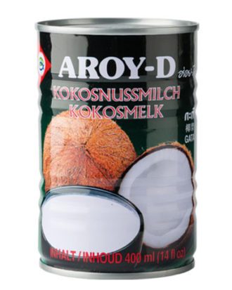 Aroy-D kokosmælk (19%) 400 ml.