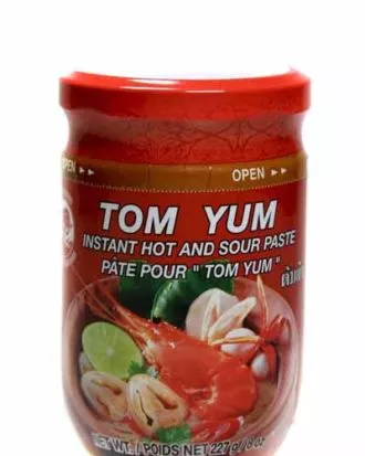 Cock Brand tom yum instant hot and sour paste 227g.