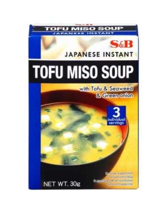 S&B Instant Tofu Miso Soup 3 serveringer 30 g.