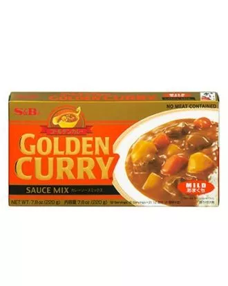 S&B golden curry sauce mix mild 220 g.